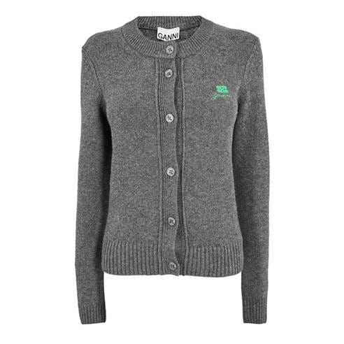 GANNI - Women's Wool Merino Cardigan