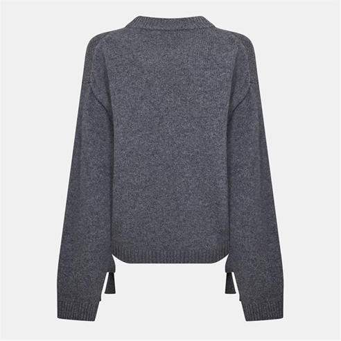GANNI - Women's Overs ON Crew Neck Jumper