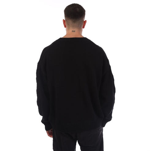 Off White - 3D Diagonal Knit Crewneck Sweatshirt