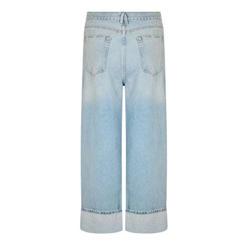 GOOD AMERICAN - Women's Baggy Wide Leg Jeans