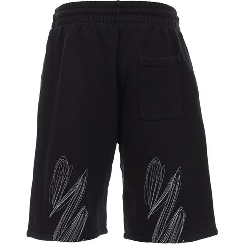 Off White - Scribble Diagonals Sweat Shorts