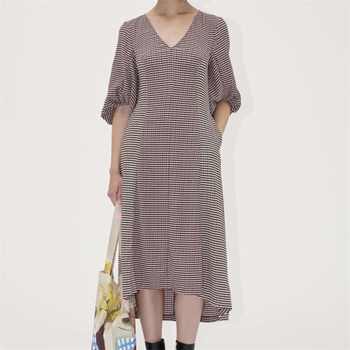 Stine Goya - Three-Quarter Sleeve Midi Dress