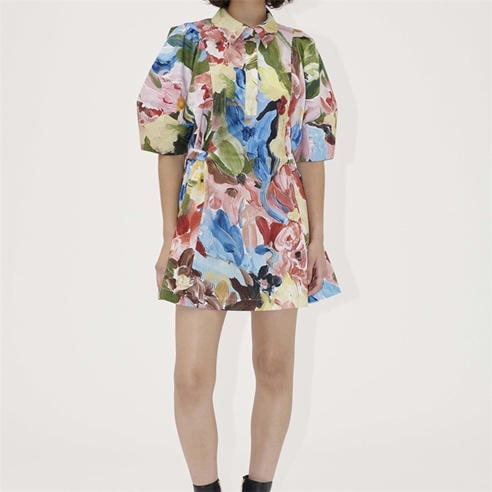 Stine Goya - Structured Sleeve Mini Dress