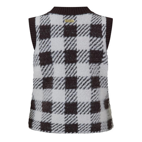 Barbour International - Women's Amaya Wool Check Knitted Vest