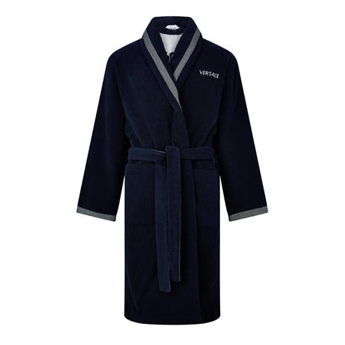 VERSACE HOME - Cotton-Terry Jacquard Bathrobe