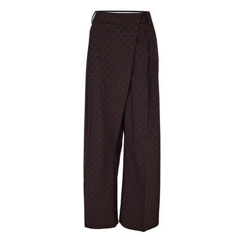 GANNI - Women's Fleck Suiting Tailored Trousers