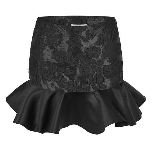 GANNI - Women's Satin Clique Mini Skirt
