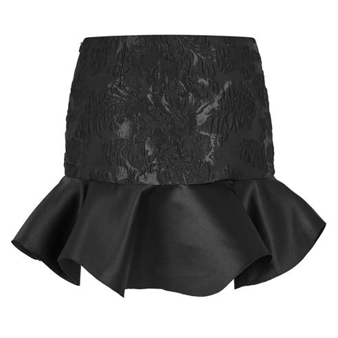 GANNI - Women's Satin Clique Mini Skirt