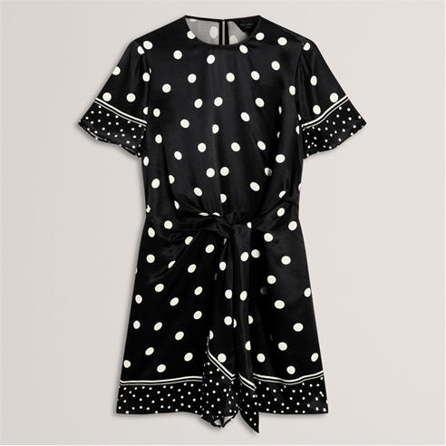 Ted Baker - Womens Polka Dot Printed Playsuit