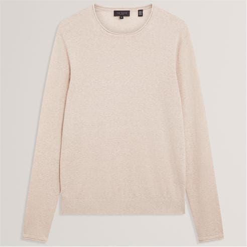 Ted Baker - Men's Linen Blend Crew Neck Jumper
