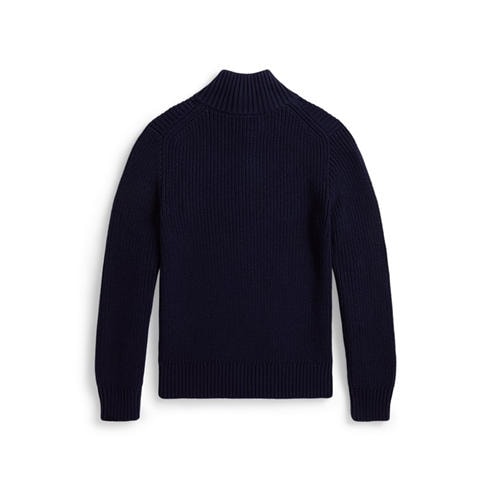 POLO RALPH LAUREN - Kids' Cable Knit 1/4 Zip Top