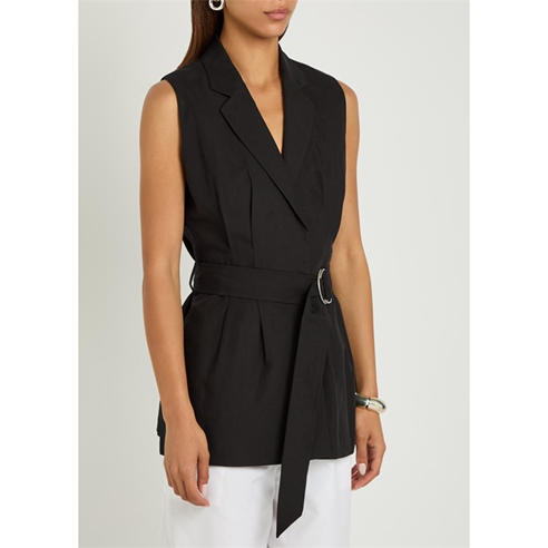 Rag and Bone - Women's Mandi Belted Linen Gilet