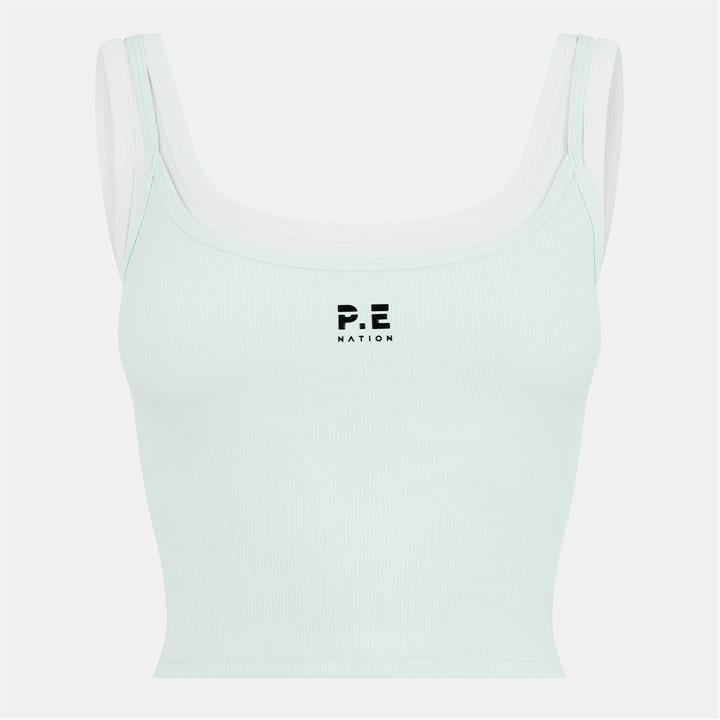 PE NATION Layered Tank Top – Green PE NATION Layered Tank Top – Green