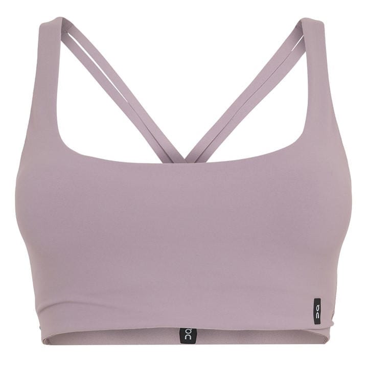 On Women's Beige Medium Impact Non Wired Sports Bra