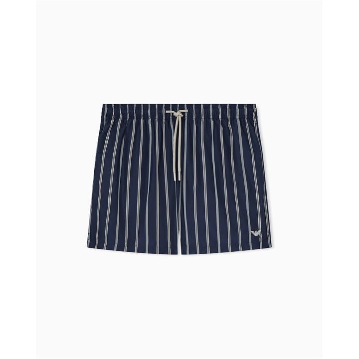 Emporio Armani Men's Blue Boxer Beachwear Swimming Trunks - XL