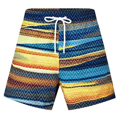 MISSONI - Men's Striped Swim Shorts