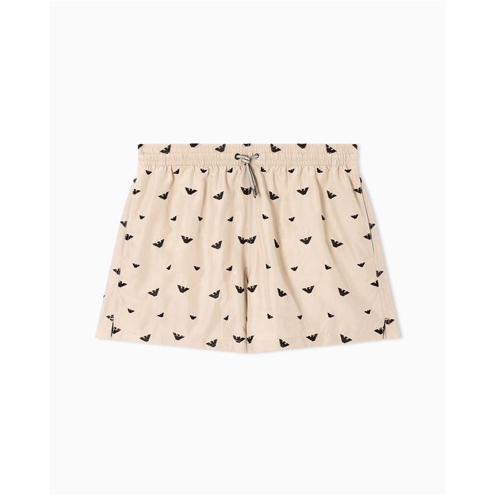 Emporio Armani Men's Beige Boxer Beachwear - XL