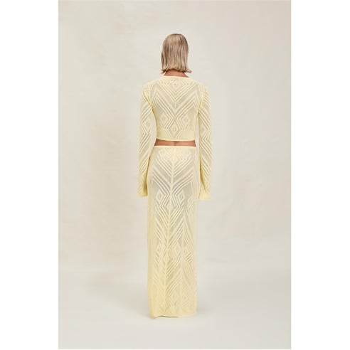 DEVON WINDSOR - Devon Windsor Vie Crochet Maxi Skirt