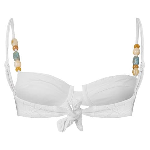 DEVON WINDSOR - Devon Windsor Poppy Beaded Bikini Top