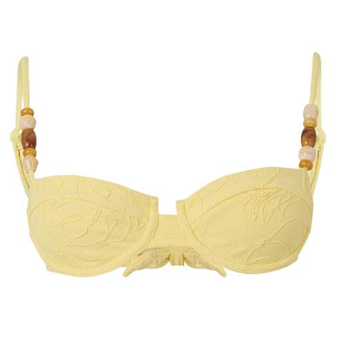 DEVON WINDSOR - Devon Windsor Poppy Beaded Bikini Top