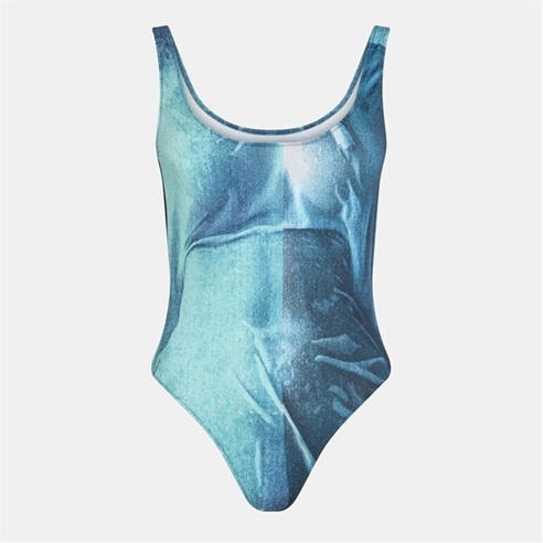 JEAN PAUL GAULTIER - Women's Scoop Neck Stretch Swimsuit