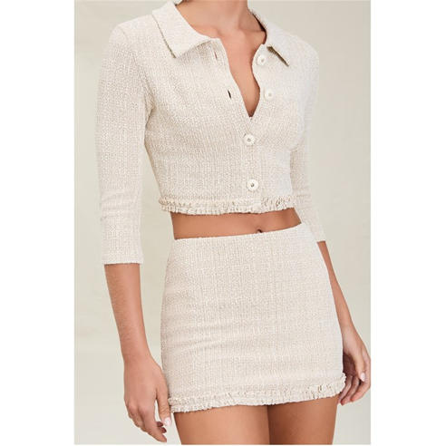 DEVON WINDSOR - Devon Windsor Bianca Mini Skirt
