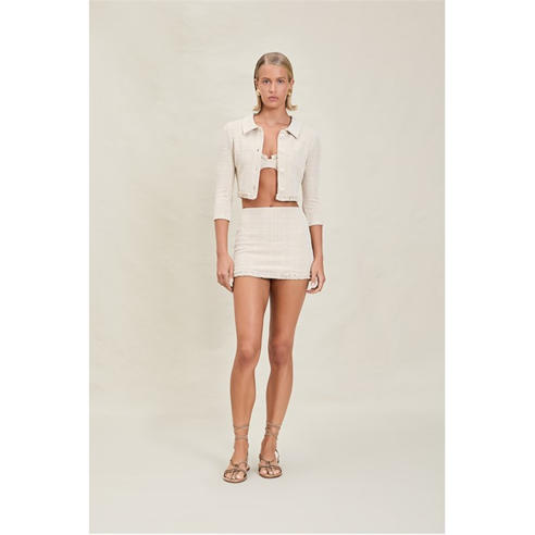 DEVON WINDSOR - Devon Windsor Bianca Mini Skirt