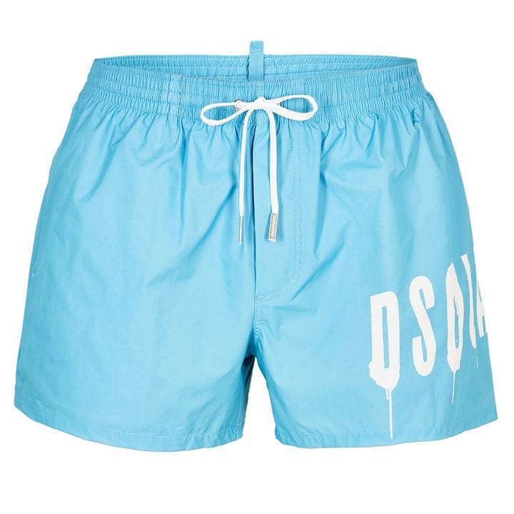 Dsquared2 Men's Blue Dsq Spray Swim Shorts