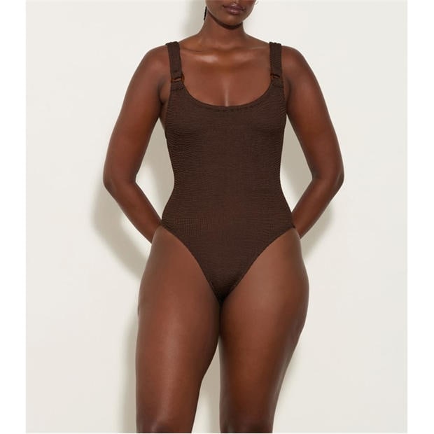 HUNZA G Domino Swimsuit,Specials : American Fashion Style Bags On Sale