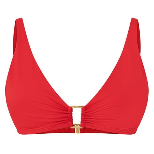 Lauren by Ralph Lauren - Ring-Front Halter Bikini Top