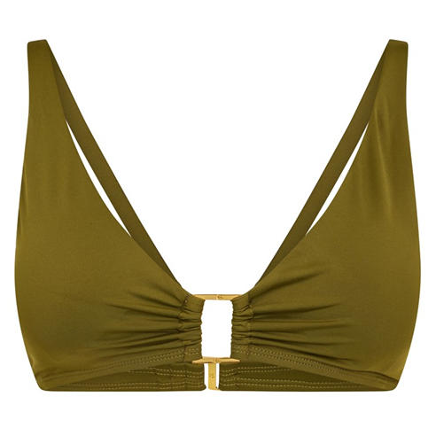 Lauren by Ralph Lauren - Ring-Front Halter Bikini Top