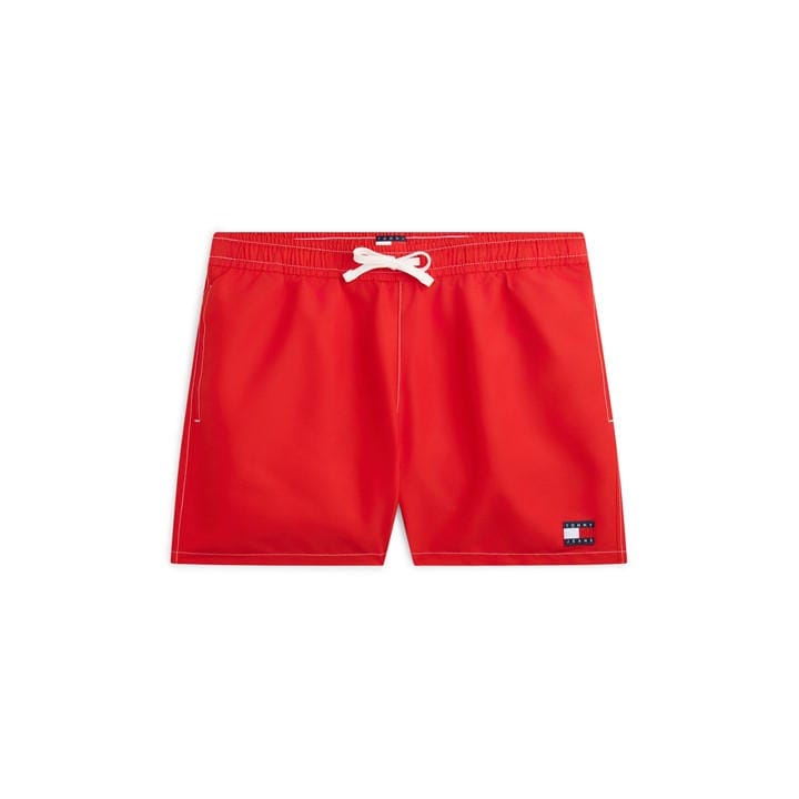 Tommy Hilfiger Men's Red Tj Medium Drawstring Swimshort