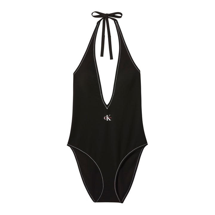 Calvin Klein Women's Black Calvin Plng Swimsuit Ld62