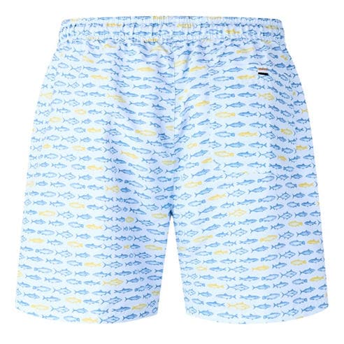 Boss - Mens BOSS Patterned Streamlined Swim Shorts