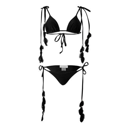 ISABEL BEACHWEAR - Women's Plumage Triangle Bikini