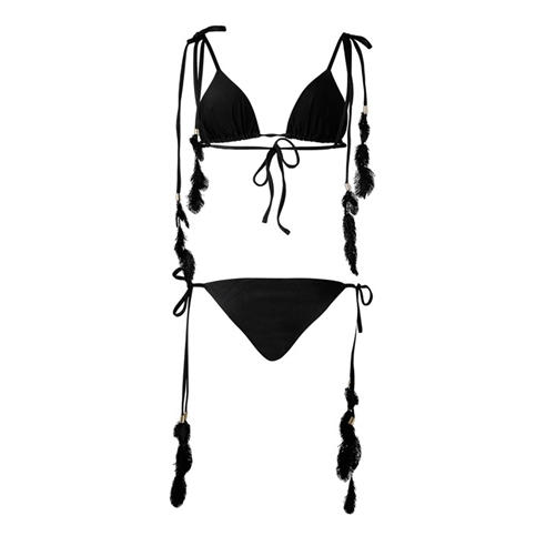 ISABEL BEACHWEAR - Women's Plumage Triangle Bikini