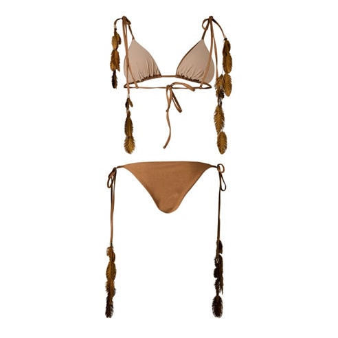 ISABEL BEACHWEAR - Women's Plumage Triangle Bikini