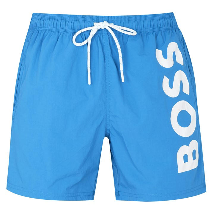 Boss Men's Blue Octopus Swim Shorts 2XL