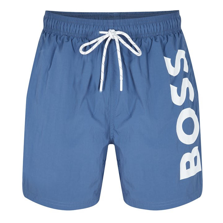 Boss Men's Blue Octopus Swim Shorts 2XL