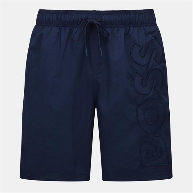Black 001 - Boss - Men's  Bodywear Whale Swim Shorts, Chlorine-resistant