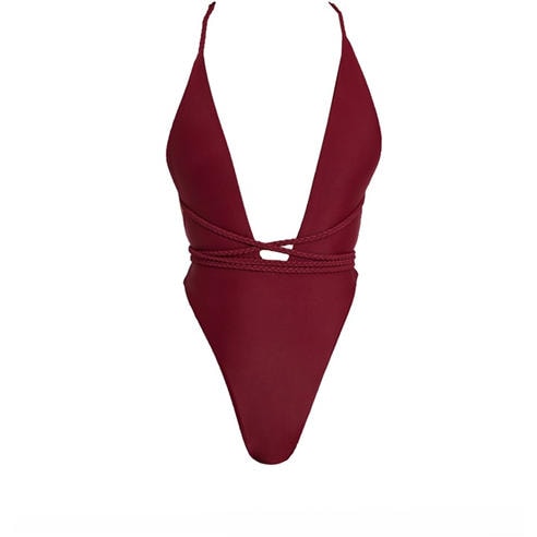 MARS THE LABEL - Women's Fishtail Swim Plunge Swimsuit