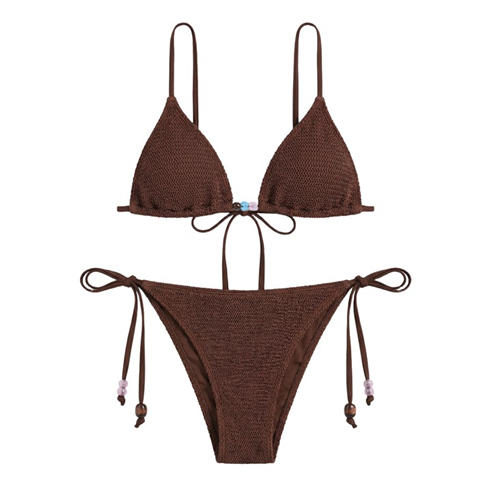 HUNZA G - Gina Beaded Bikini