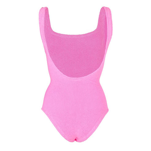 HUNZA G - Women's Coverage Swim Scoop Neck Swimsuit