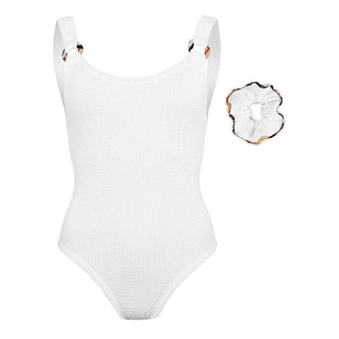 BURBERRY X HUNZA G - Womens x Hunza G Domino Swimsuit