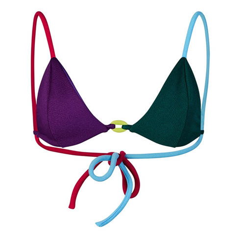 NAU BIKINIS - NAU Bikinis Colorblock Bikini Top