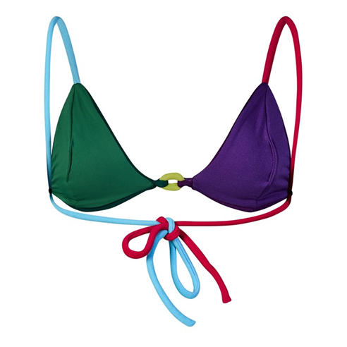 NAU BIKINIS - NAU Bikinis Colorblock Bikini Top