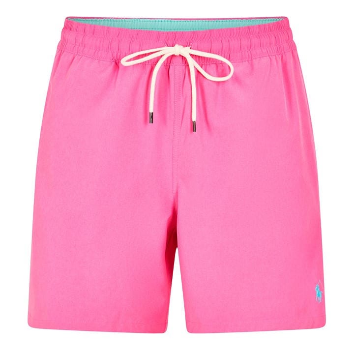 Polo Ralph Lauren Men's Pink Traveller Swim Shorts - XL