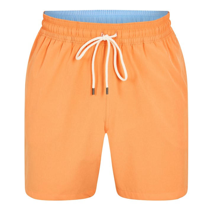 Polo Ralph Lauren Men's Orange Traveller Swim Shorts - L
