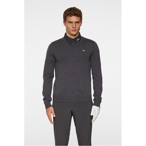 J Lindeberg - Men's Junior.Lind Lymn Knitted Crew Neck Jumper