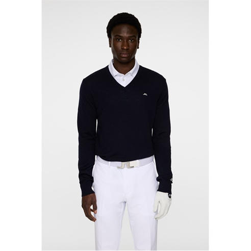 J Lindeberg - Men's Junior.Lind Lymn Knitted Crew Neck Jumper
